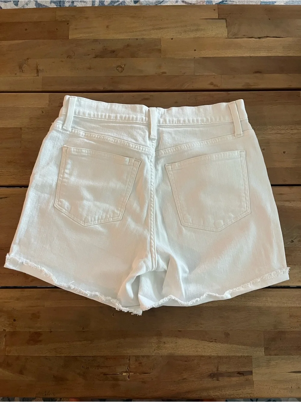 J. Crew White Denim Jean Shorts